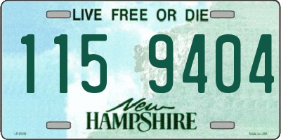 NH license plate 1159404