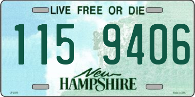 NH license plate 1159406