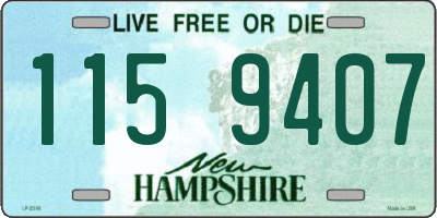 NH license plate 1159407