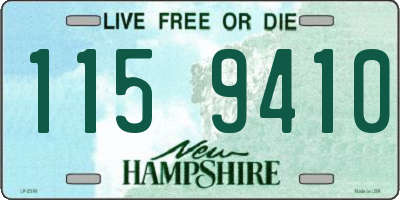 NH license plate 1159410
