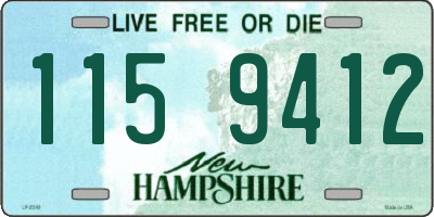 NH license plate 1159412