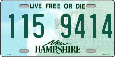 NH license plate 1159414