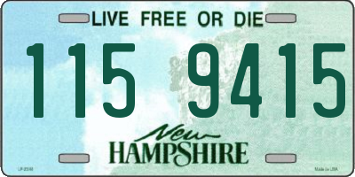 NH license plate 1159415