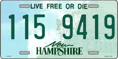 NH license plate 1159419