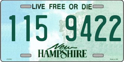 NH license plate 1159422