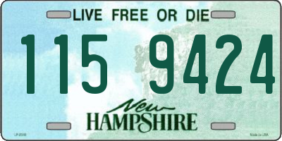 NH license plate 1159424