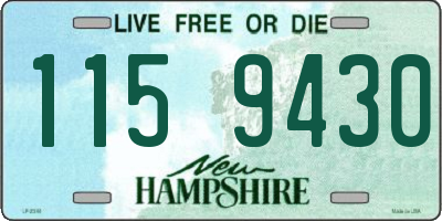 NH license plate 1159430