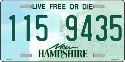 NH license plate 1159435