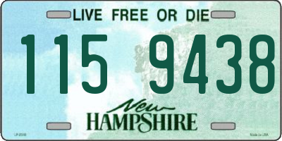 NH license plate 1159438