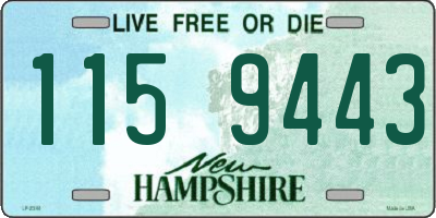 NH license plate 1159443