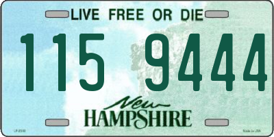 NH license plate 1159444