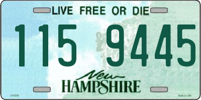 NH license plate 1159445