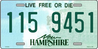 NH license plate 1159451