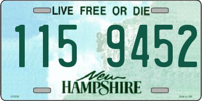 NH license plate 1159452