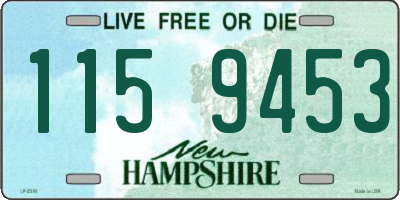 NH license plate 1159453