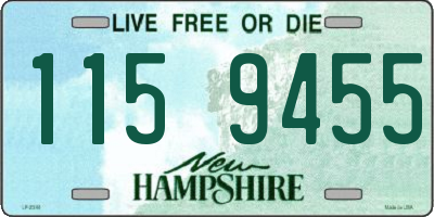 NH license plate 1159455