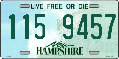 NH license plate 1159457