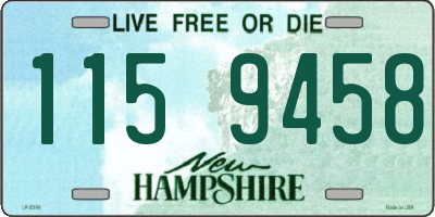 NH license plate 1159458