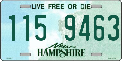 NH license plate 1159463
