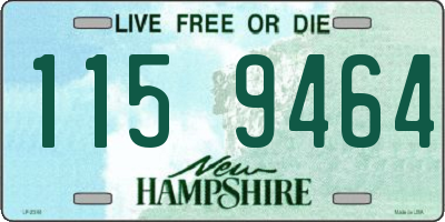 NH license plate 1159464