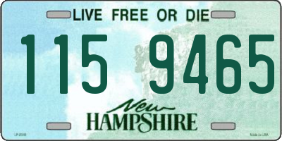 NH license plate 1159465