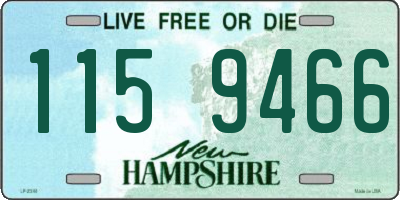 NH license plate 1159466