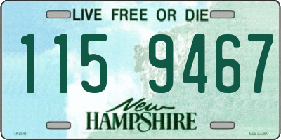 NH license plate 1159467