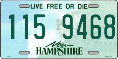 NH license plate 1159468