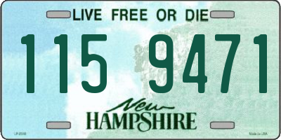 NH license plate 1159471