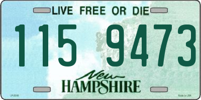 NH license plate 1159473