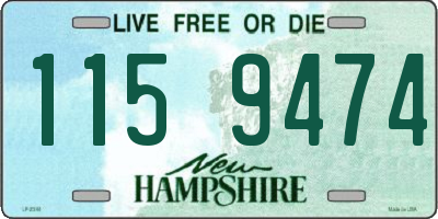 NH license plate 1159474