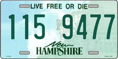 NH license plate 1159477