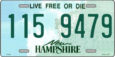 NH license plate 1159479