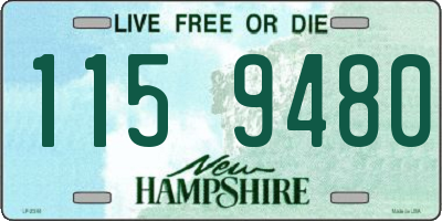 NH license plate 1159480