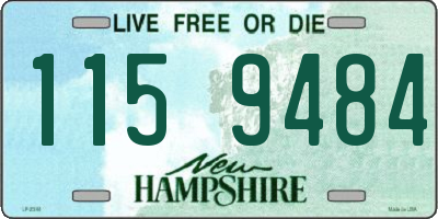 NH license plate 1159484