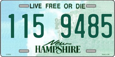 NH license plate 1159485