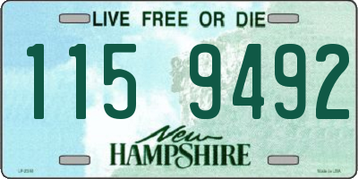 NH license plate 1159492