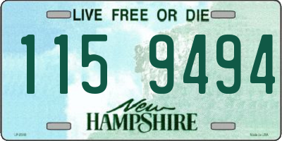 NH license plate 1159494
