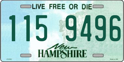 NH license plate 1159496