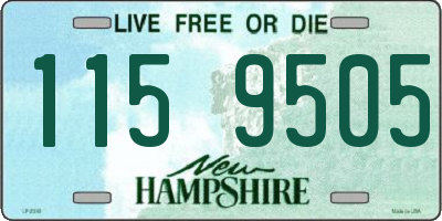 NH license plate 1159505