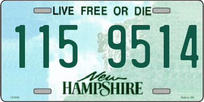 NH license plate 1159514