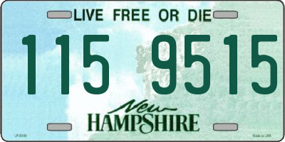 NH license plate 1159515