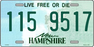NH license plate 1159517