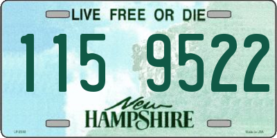 NH license plate 1159522