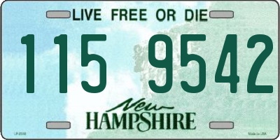 NH license plate 1159542