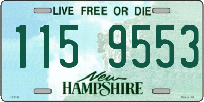 NH license plate 1159553