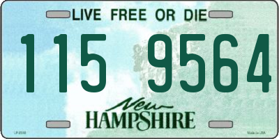 NH license plate 1159564