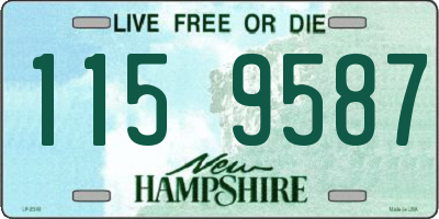 NH license plate 1159587