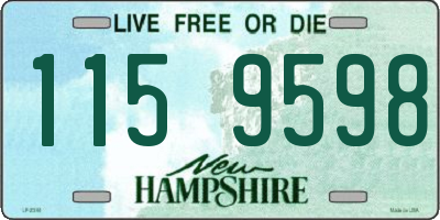 NH license plate 1159598
