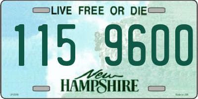 NH license plate 1159600